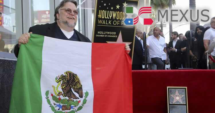 Guillermo del Toro en el Paseo de la Fama